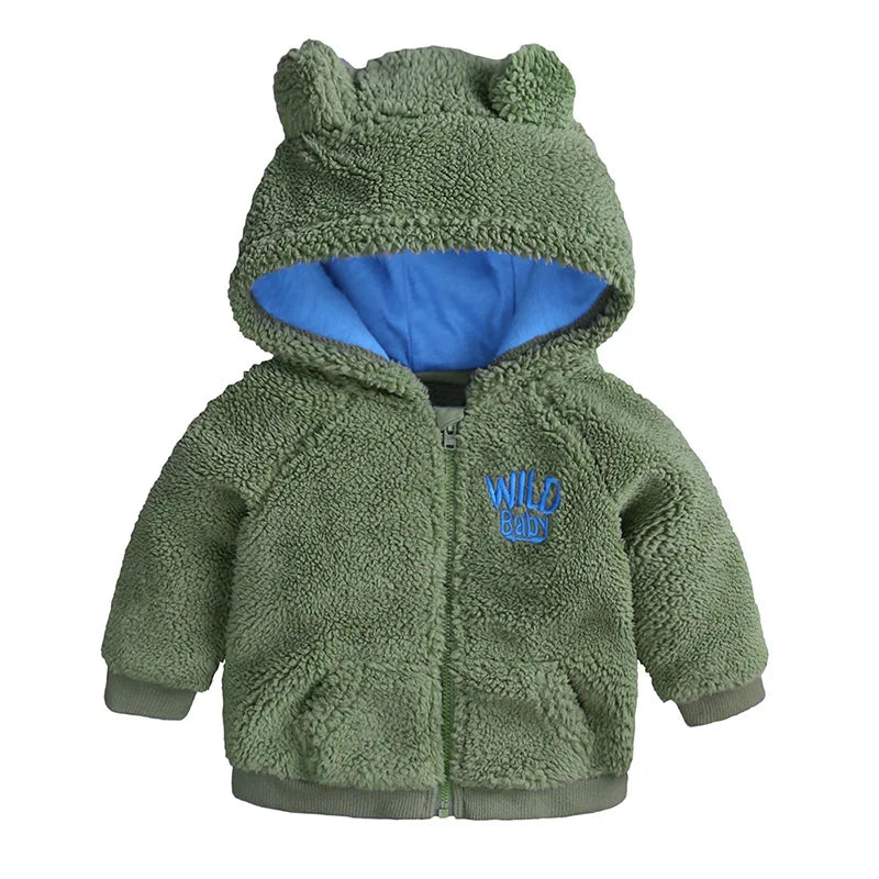 Baby Hoodie Infant Winter Thick Clothes