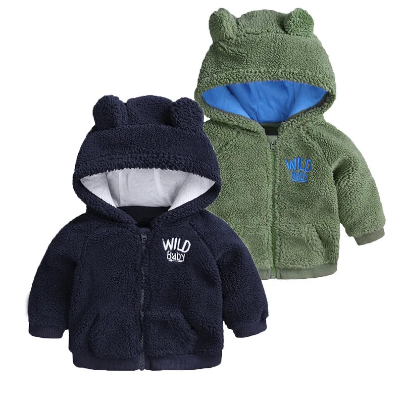 Baby Hoodie Infant Winter Thick Clothes