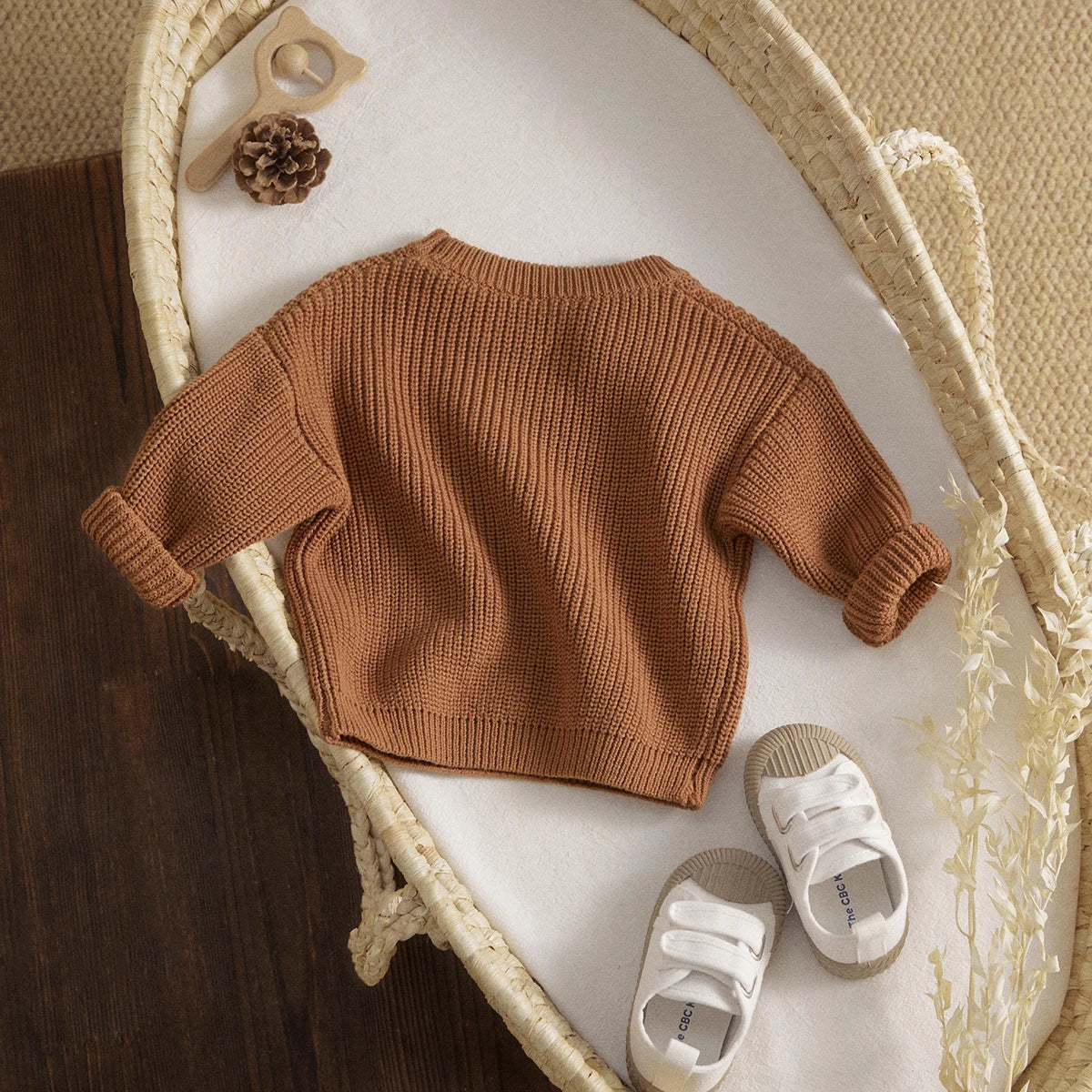 Autumn Baby Boys Girls Knit Sweater Clothes 