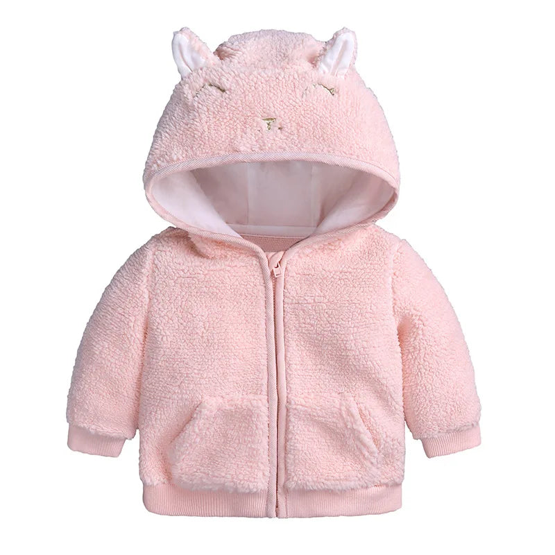 Baby Hoodie Infant Winter Thick Clothes