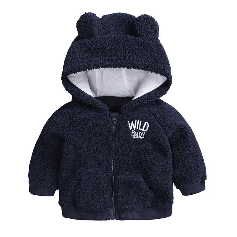 Baby Hoodie Infant Winter Thick Clothes