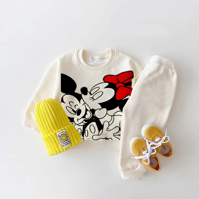 Mickey Mouse Printed Sweatshirts Sets 